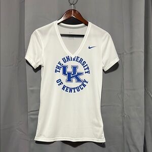 Nike Women's Dri-Fit White University of Kentucky Top